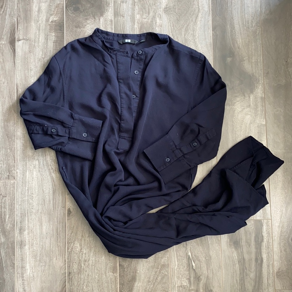 Women’s Uniqlo 3/4 sleeve long dress